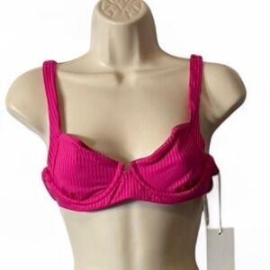 Pink Vitamin A Demi Underwire‎ Bikini Top